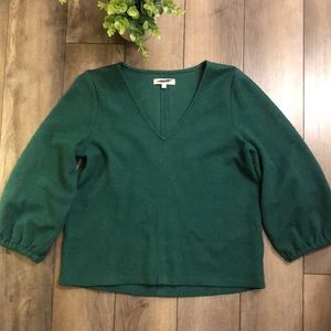 Madewell Green Cotton Top
